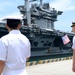 USS George Washington arrives in Busan