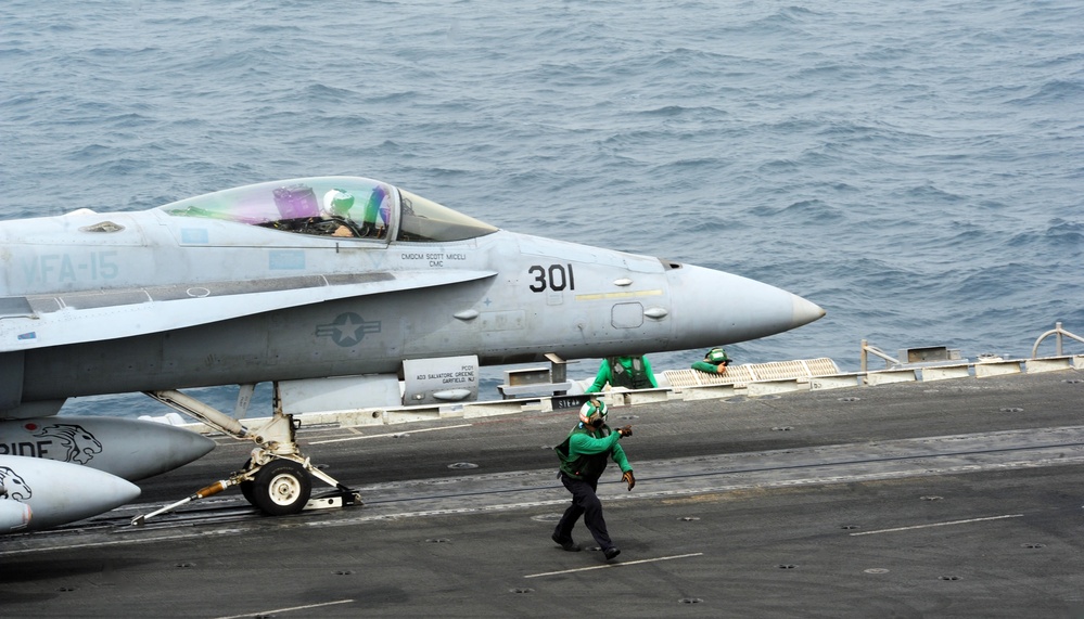 USS George H.W. Bush activity