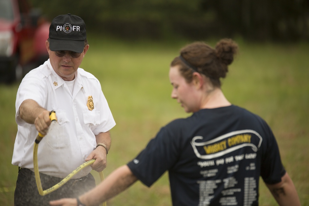 Photo Gallery: Parris Island Fire Department run contamination drills with Lady’s Island Fire Department during Beaufort Festival