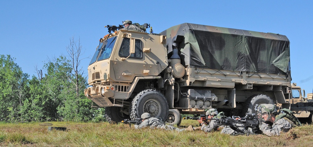 Michigan National Guard and active Army conduct battery defense exercise