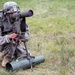 1-103rd Field Artillery perform position occupation at Camp Grayling, Michigan, during XCTC 2014