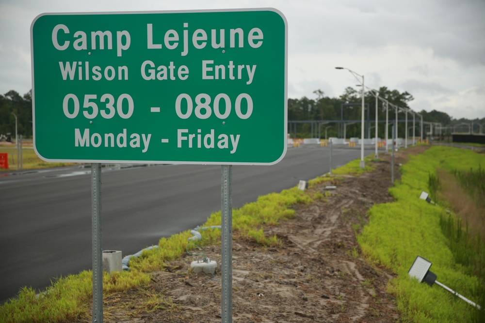 Camp Lejeune set to open Wilson Boulevard Gate
