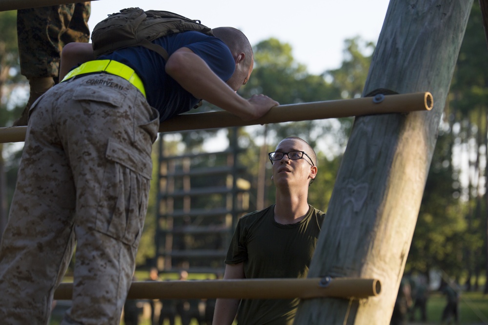 Photo Gallery: Marine recruits complete Confidence Course on Parris Island