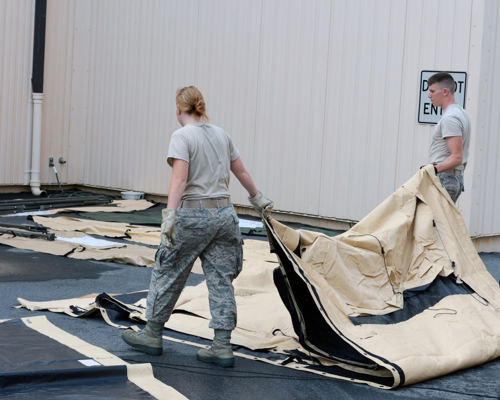 Tent set-up