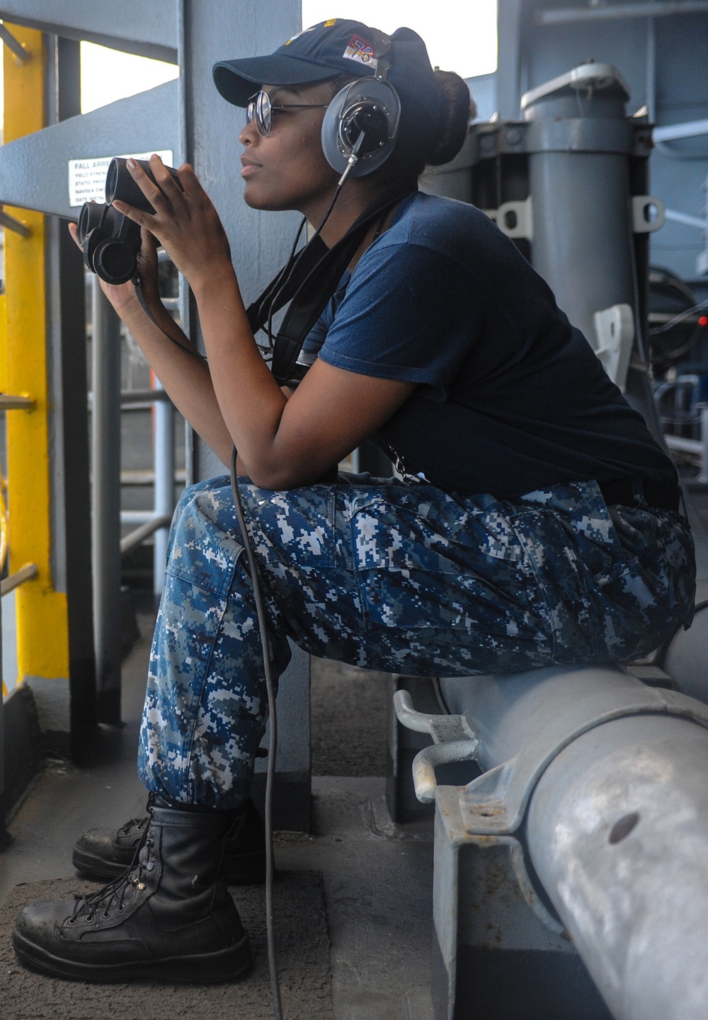 USS Ronald Reagan watchstander