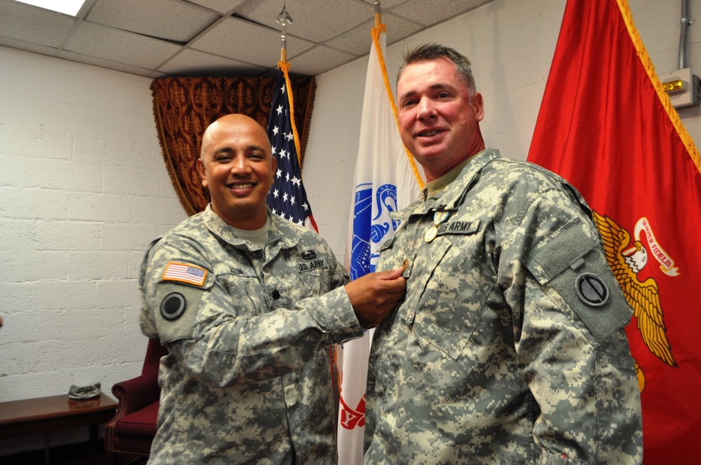 Reserve Soldier promoted to major at 30 years of service