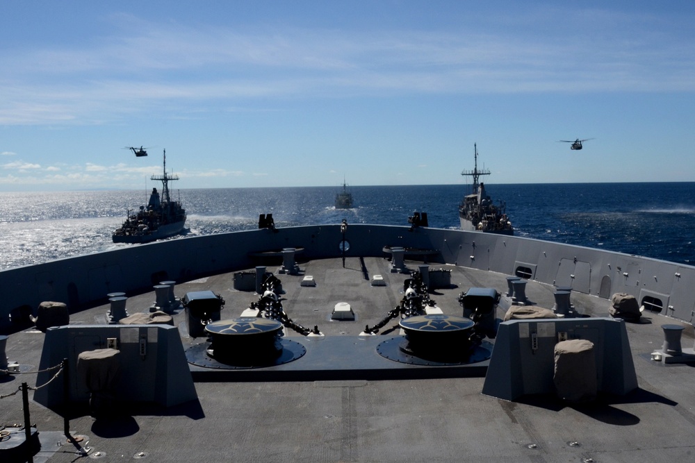 Ship formation, RIMPAC 2014
