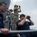 USS John S. McCain sailors observe replenishment