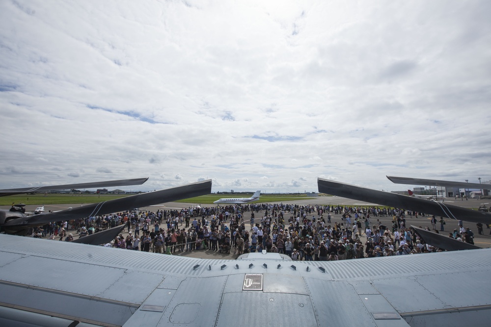 MV-22 Osprey showcased at Sapporo Air Show for first time