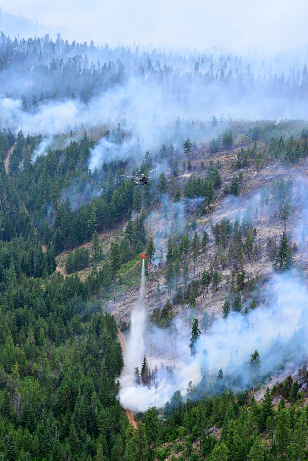 Oregon Army National Guard assists fire suppression missions