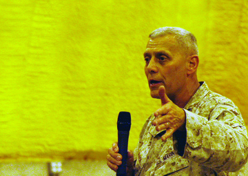 Assistant Commandant of the Marine Corps visits Marines, sailors in Afghanistan