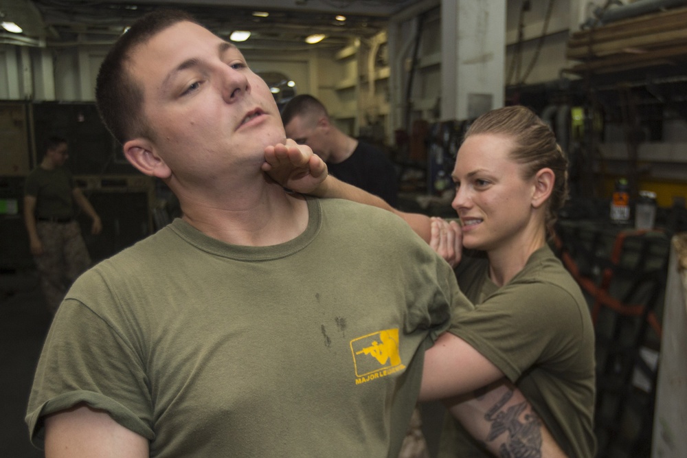 Mesa Verde Marines train for OC spray qualification