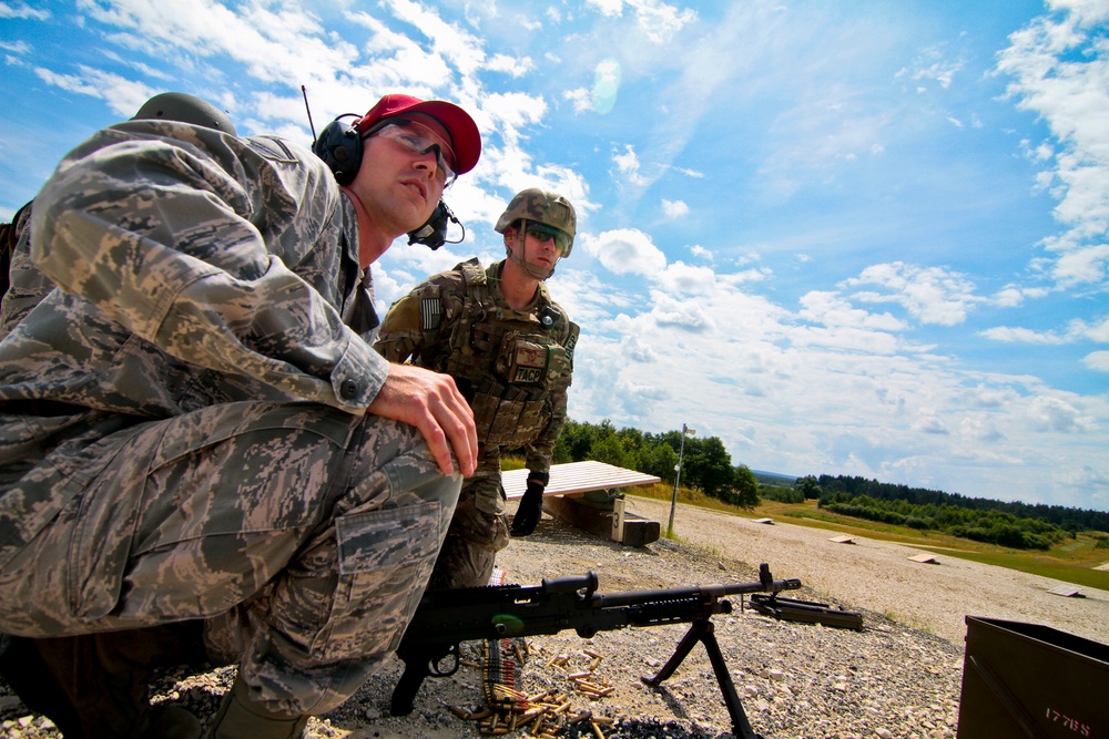 ANG Airmen train on weapons in Germany