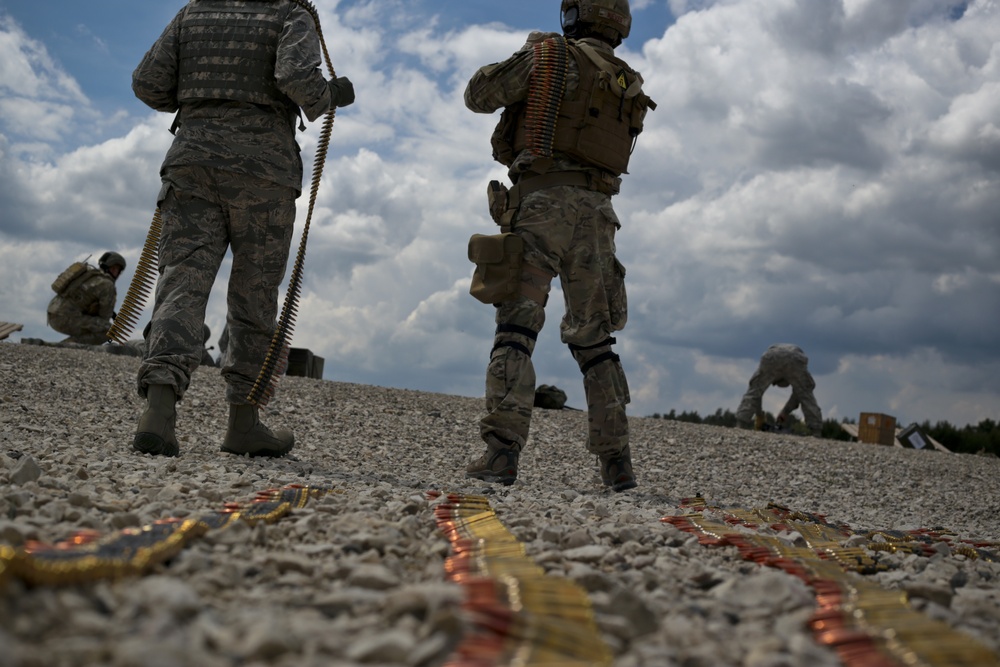 ANG Airmen train on weapons in Germany