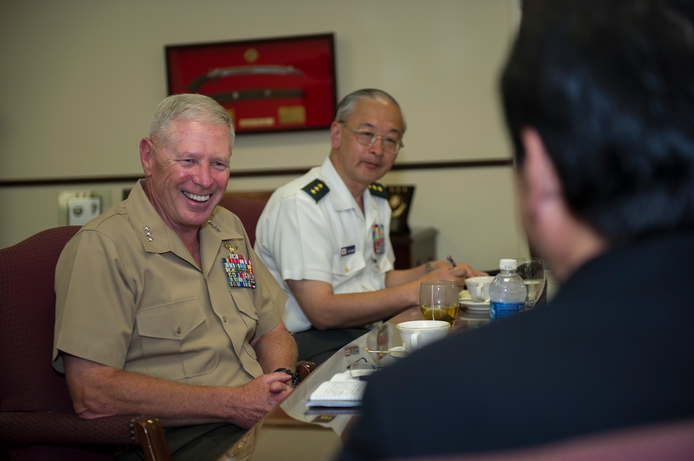 Japanese Defense Minister visits Marine Corps Combat Development Command