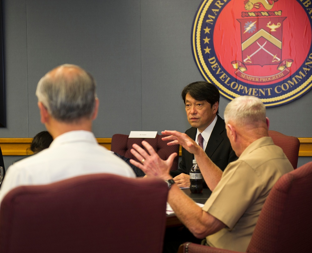 Japanese Defense Minister visits Marine Corps Combat Development Command