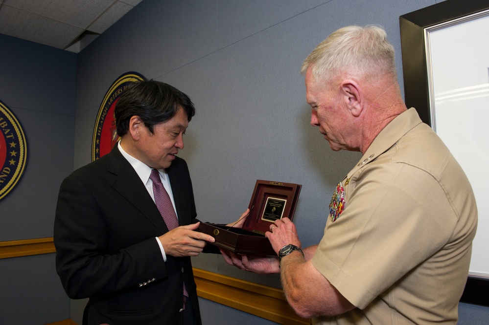 Japanese Defense Minister visits Marine Corps Combat Development Command