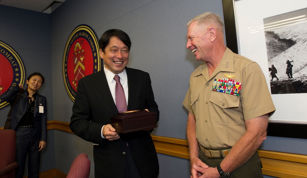 Japanese Defense Minister visits Marine Corps Combat Development Command