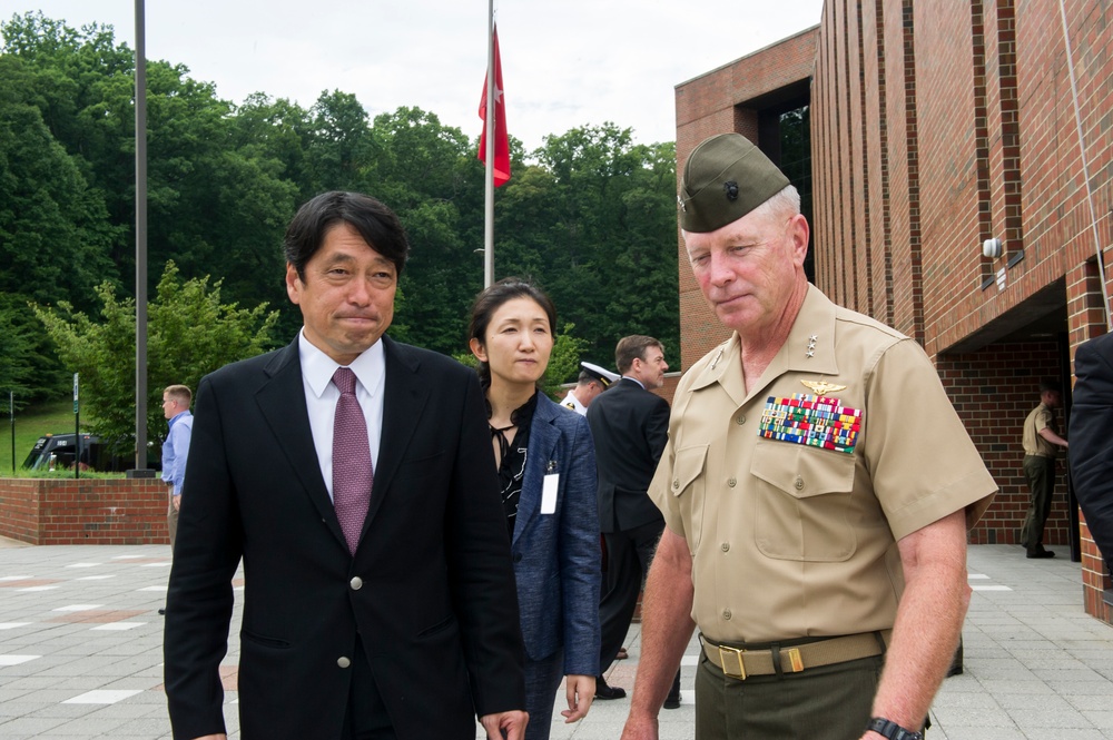 Japanese Defense Minister visits Marine Corps Combat Development Command