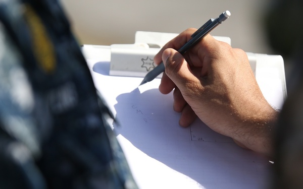 Service members receive roadside investigative training