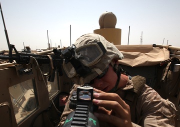 Turret gunners of Combat Logistics Battalion 7 keep convoy safe