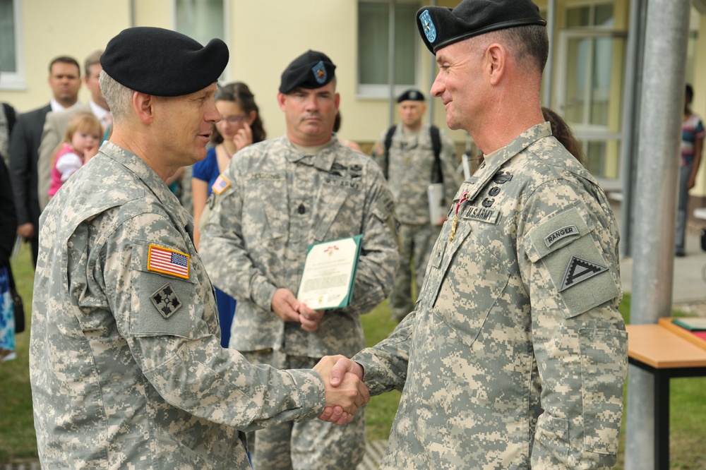 JMTC change of command at Grafenwoehr, Germany