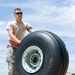 C-17A nose landing gear tire change