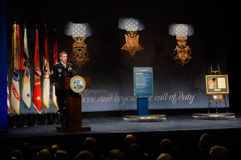 Ryan Pitts Medal of Honor Induction Ceremony