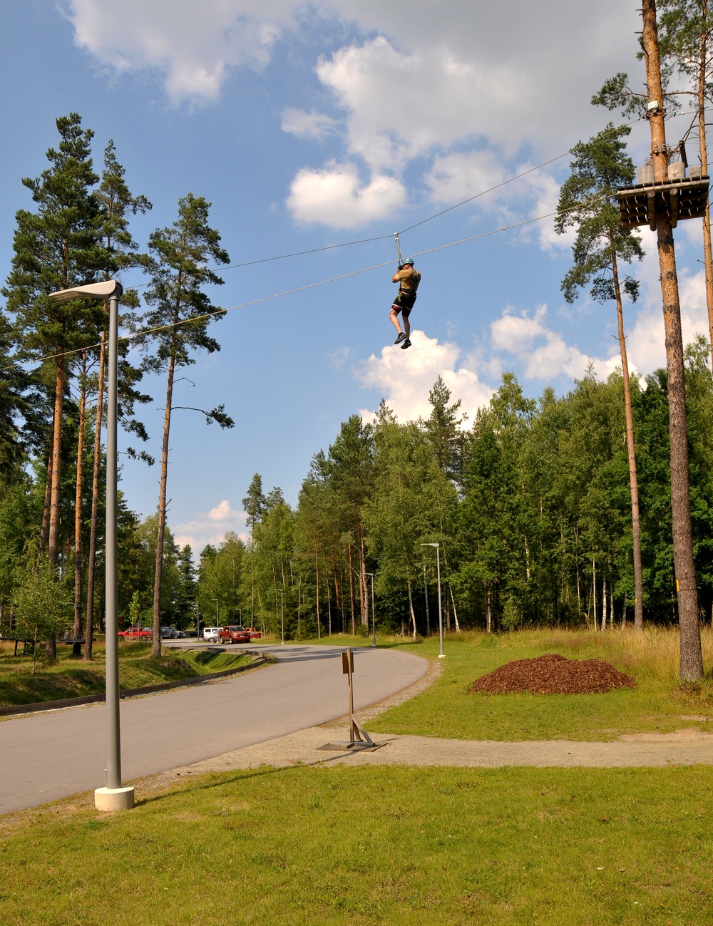 Ropes Course Zip Line at Graf