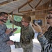 Camouflage makeup technique training at Grafenwoehr Training Area, Germany