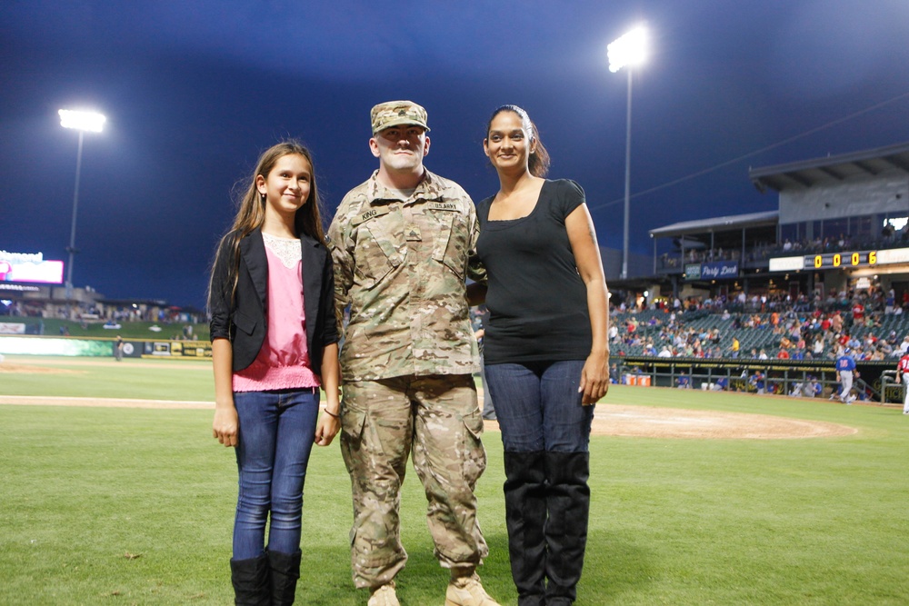Round Rock Express recognizes Soldiers with Military Appreciation Night