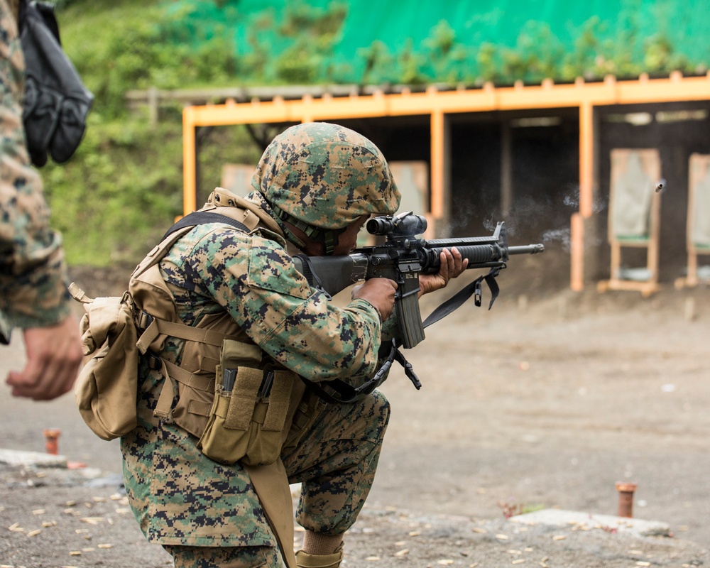 CLC-36 Marines improve combat capabilities during reaction drill training as part of Exercise Dragon Fire 2014