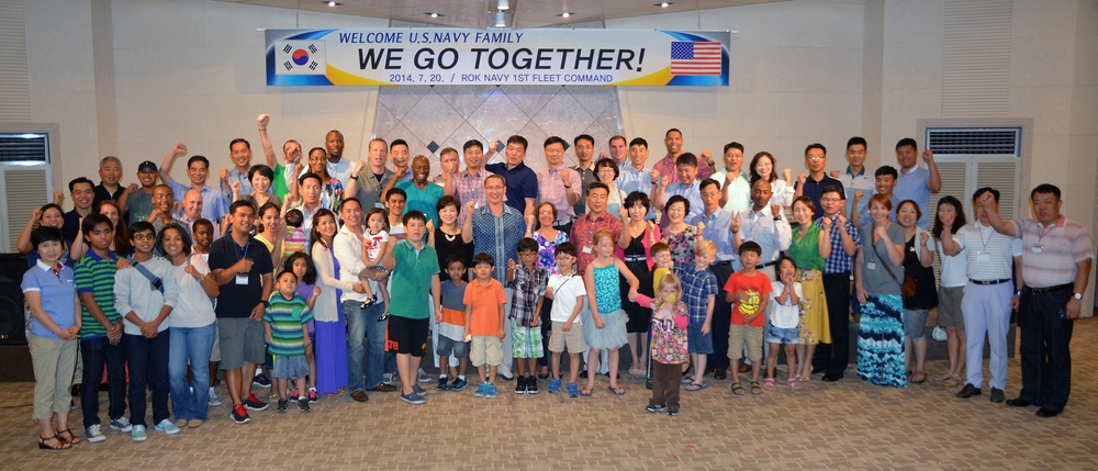 Sailors and navy families build relationships in the Republic of Korea