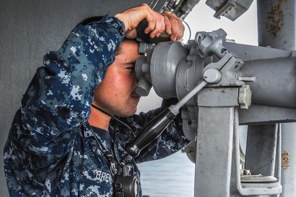 USS Ronald Reagan watchstanders