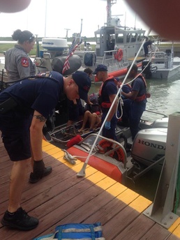 Coast Guard, Life Flight medevac woman ejected from boat