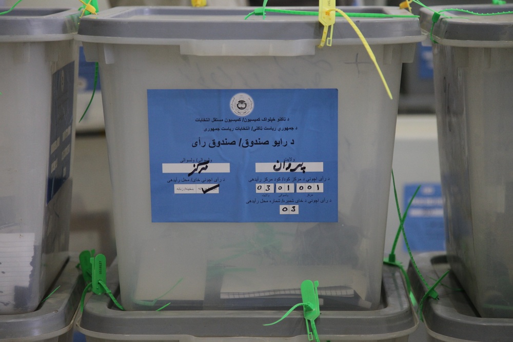 2014 Afghanistan presidential election ballot transportation process