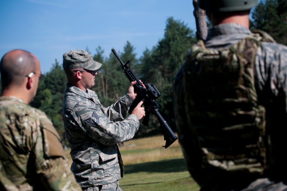 Range training at Grafenwoehr