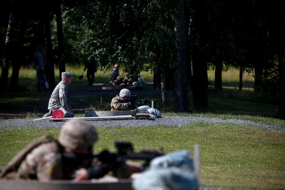 Range training at Grafenwoehr