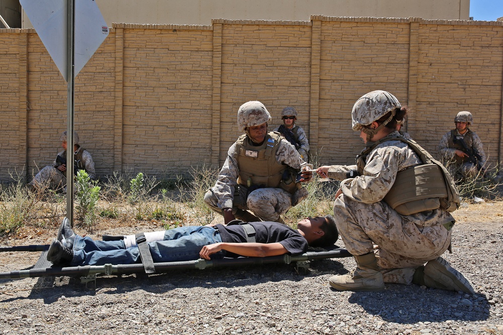 CLB-15 conducts pre-deployment training with Special Operations Training Group