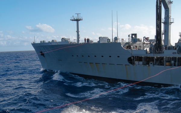 USS Chosin underway replenishment with USNS John Ericsson