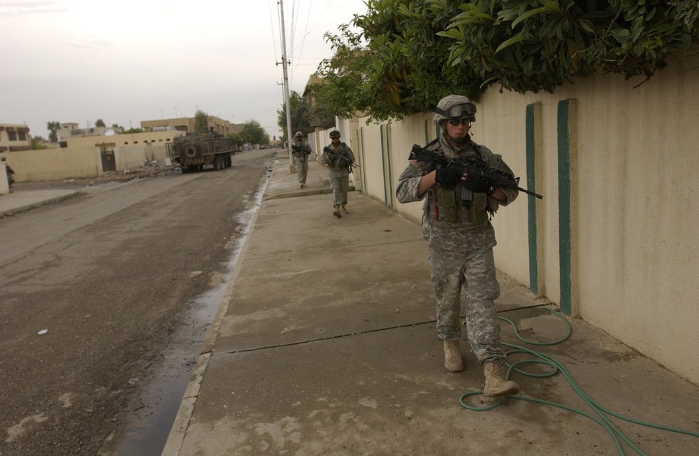 Joint patrol in Mosul