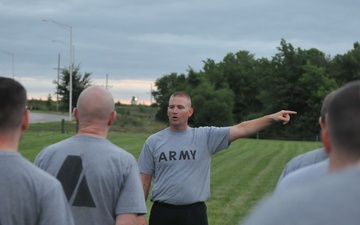 89th Sustainment Brigade 2014 CPX-F physical training