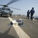 USS Arleigh Burke flight deck operations