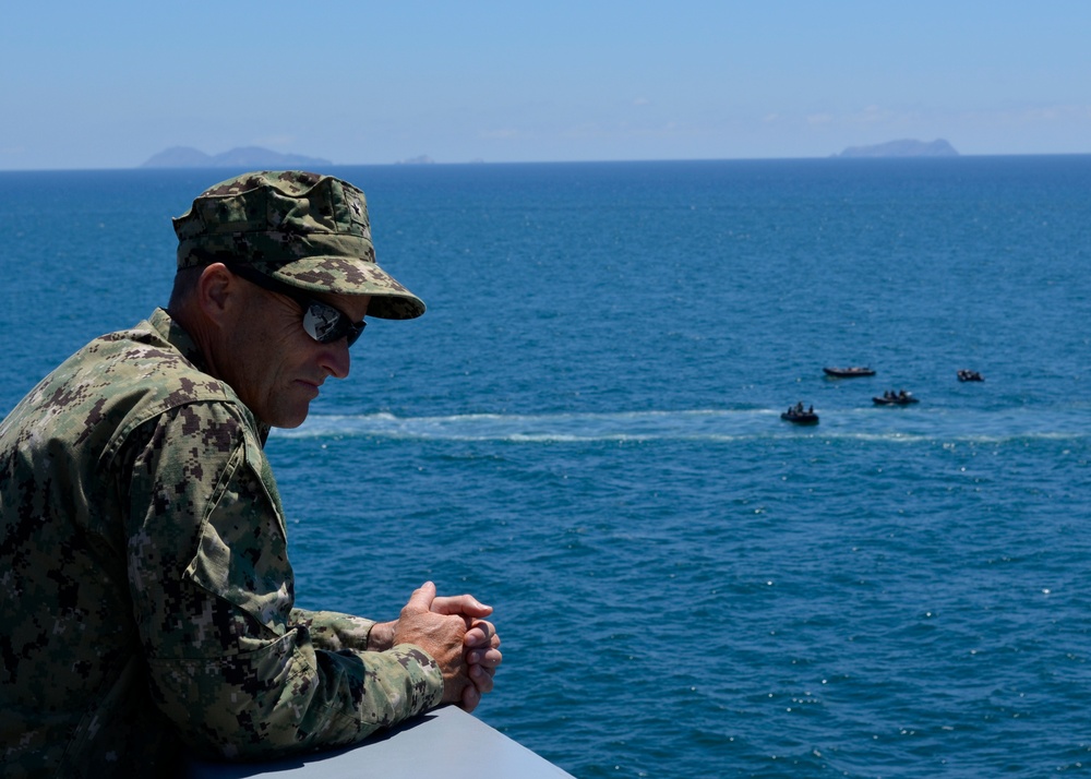 Rear Adm. Merz visits USS Anchorage