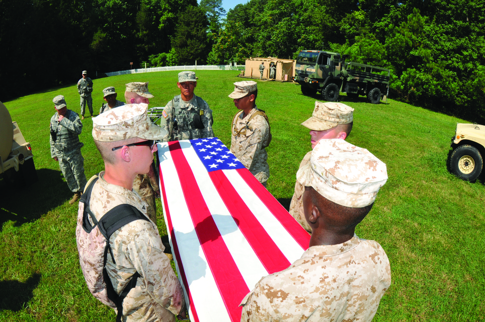 First-ever Army-Marine Corps mortuary affairs exercise serves to strengthen working relationship