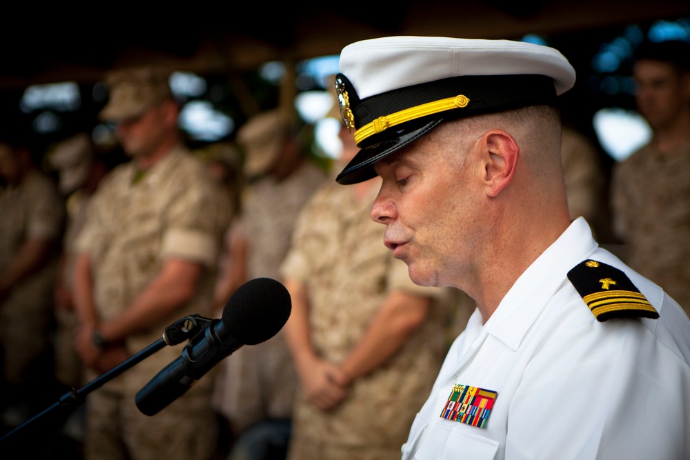 Marine Corps Base Hawaii Relief and Appointment Ceremony 2014