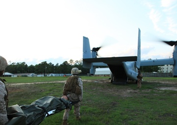 24th MEU’s CLB and BLT conduct 'masscas' exercise