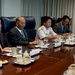 Deputy Secretary of Defense Bob Work meets with the Japanese