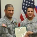 Chief Warrant Officer 2 Diaz is awarded