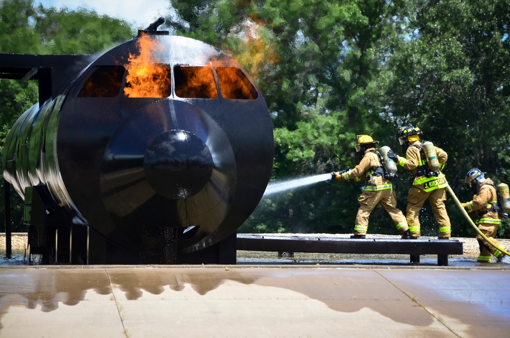 Aircraft fire training